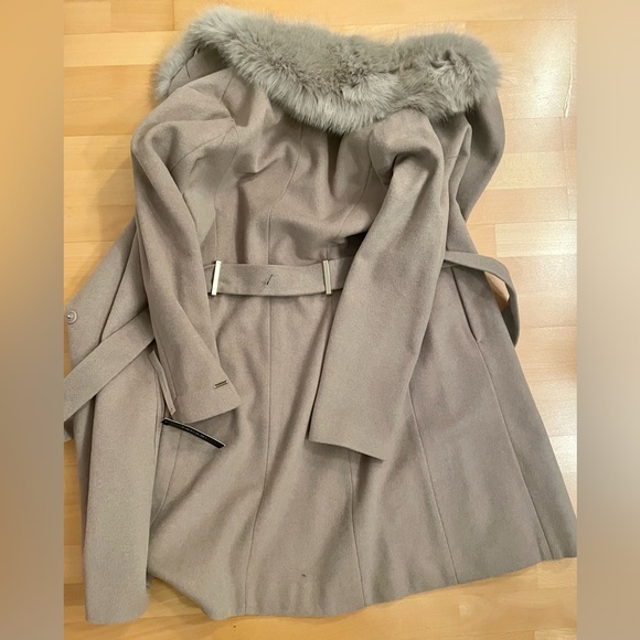 Tahari Wrap Coat - Picture 2 of 5